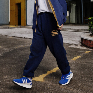 阿迪达斯正品 复古运动裤 三叶草春季 男士 JE3468 新款 Adidas