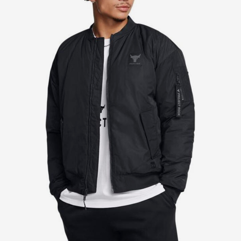 UA/安德玛正品新款男士梭织立领保暖经典训练夹克外套1387085-001