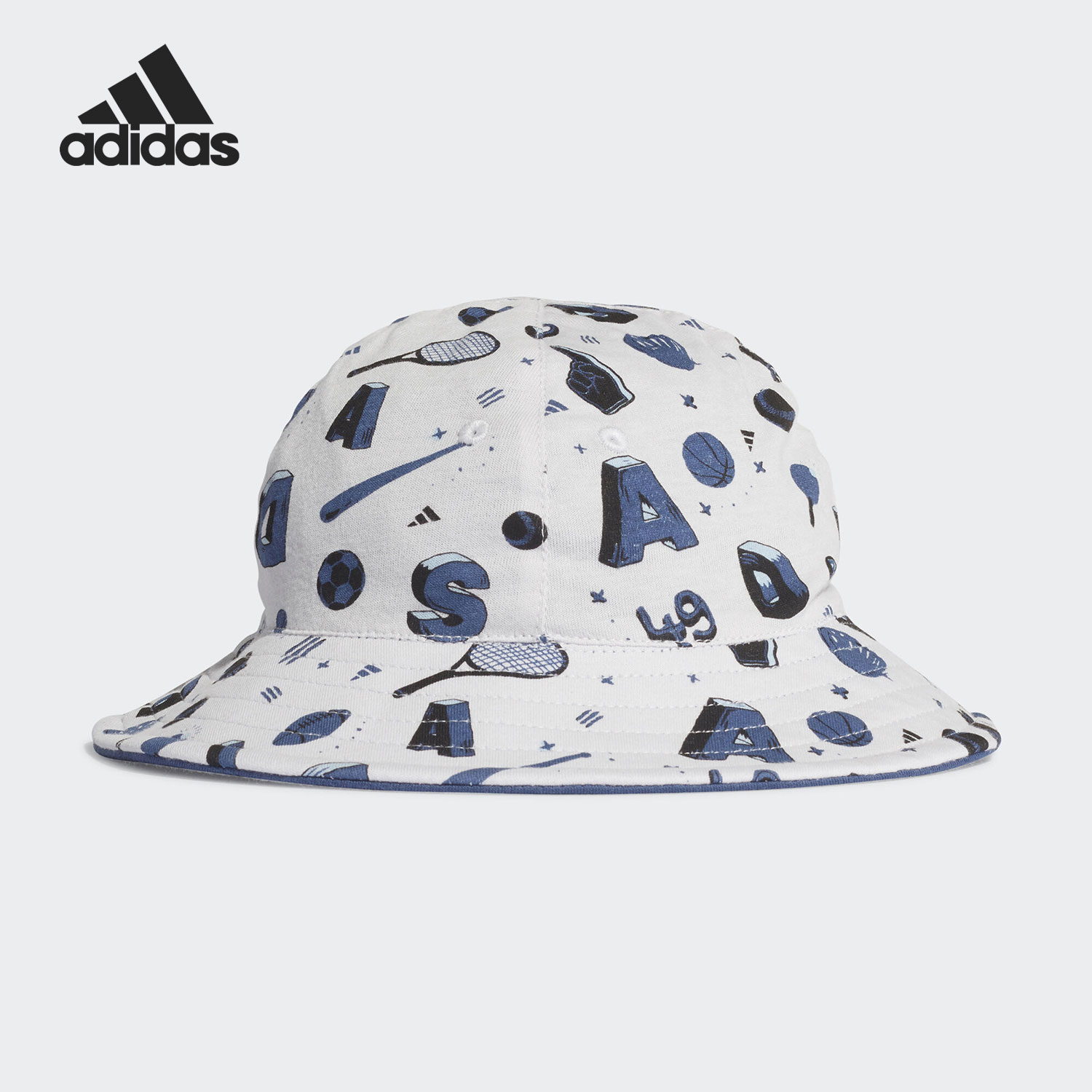 Adidas/阿迪达斯正品儿童舒适透气针织休闲渔夫运动帽 FL8996