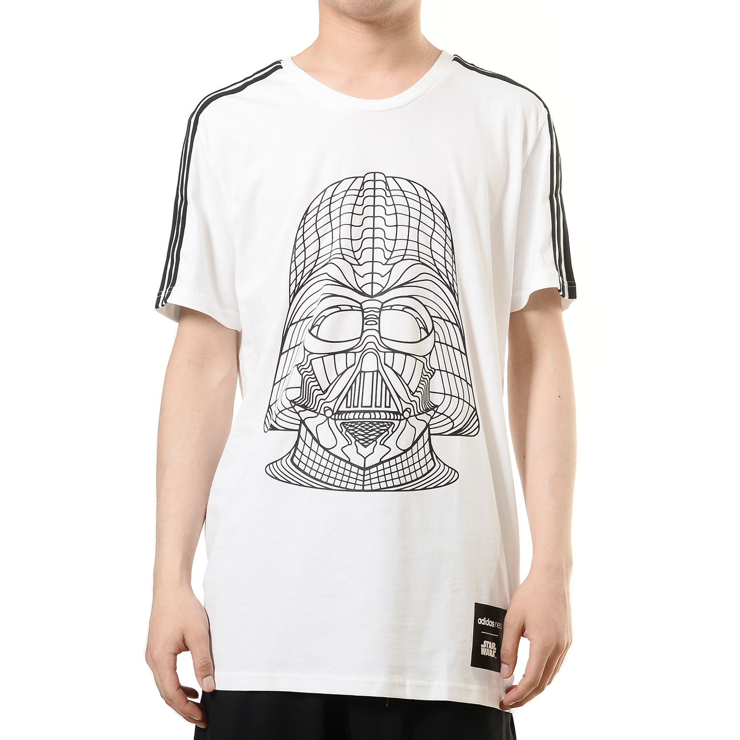 Adidas/阿迪达斯男子星球大战系列休闲运动短袖T恤 CV9384