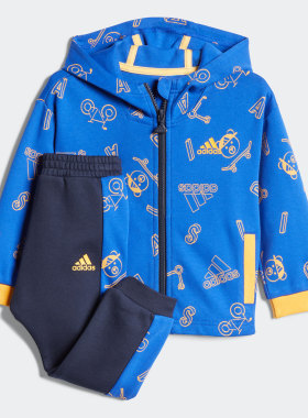 Adidas/阿迪达斯正品新款婴童男女同款运动休闲套装H38369
