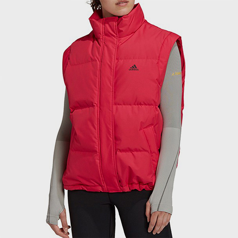 Adidas/阿迪达斯正品冬季新款女子保暖休闲运动羽绒背心GP2919