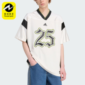 阿迪达斯正品 FOOTBALL JERSEY男士 Adidas 日常运动宽松短袖 JY2762