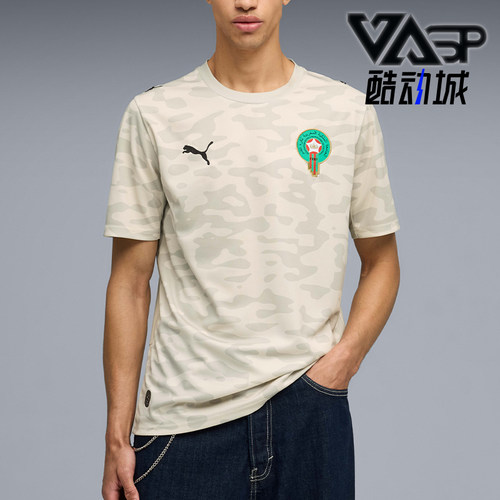Puma/彪马正品男士时尚休闲透气运动足球短袖T恤787107-86