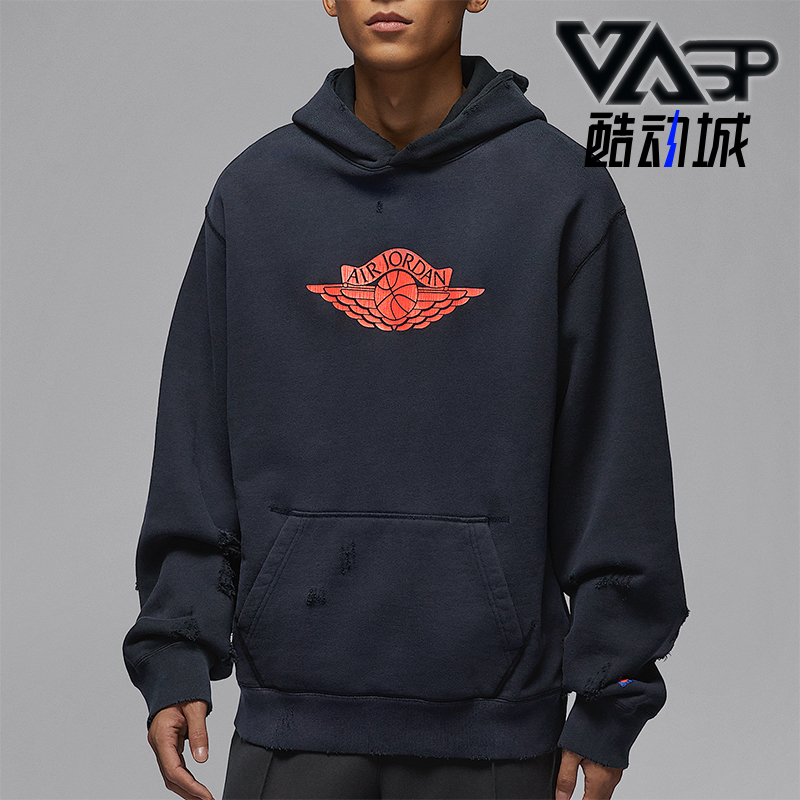 Nike/耐克正品JORDAN男士运动宽松连帽经典卫衣套头衫IB3004-010