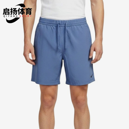 Nike/耐克正品男士经典运动LOGO图案系带休闲短裤DV9858-459