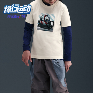 耐克正品 HV5205 Total 运动短袖 133 90大童圆领印花透气经典 Nike