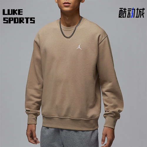 Nike/耐克正品JORDAN男士宽松保暖圆领运动卫衣FV7296-257