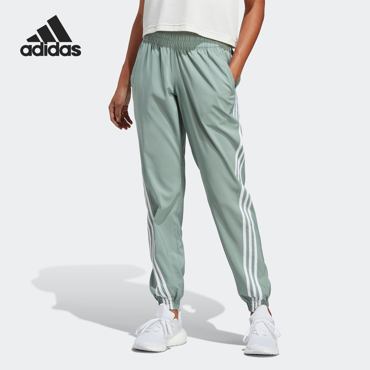 阿迪达斯女子运动长裤