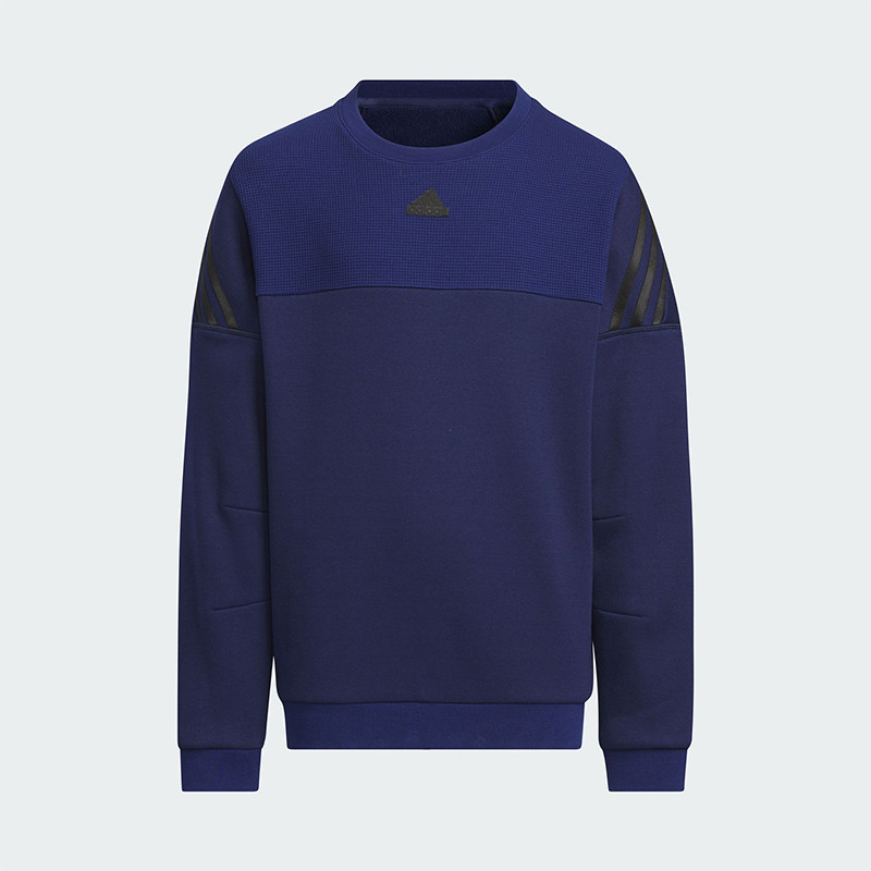 Adidas/阿迪达斯正品抓绒运动大童长袖圆领卫衣套头衫JI6141