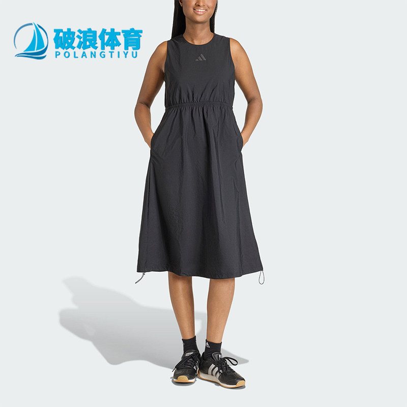 Adidas/阿迪达斯正品CITY TECH DRESS 女士经典无袖连衣裙JZ6953