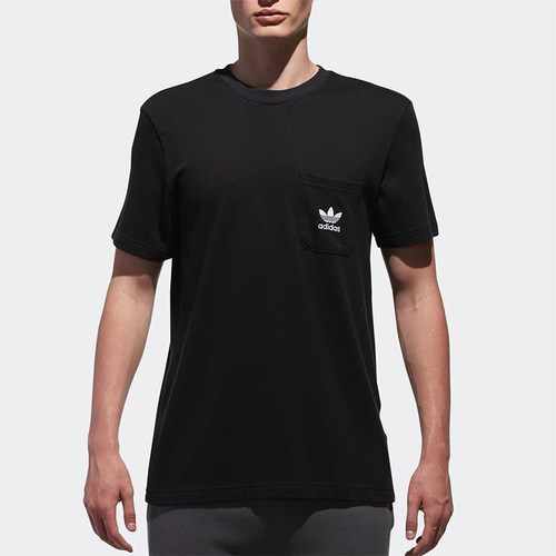 Adidas/阿迪达斯正品三叶草男士运动休闲短袖透气T恤CW5174