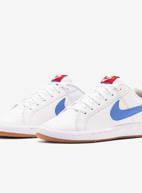 Nike/耐克正品COURTROYALE (GS) 纯白儿童潮流运动休闲板鞋833535