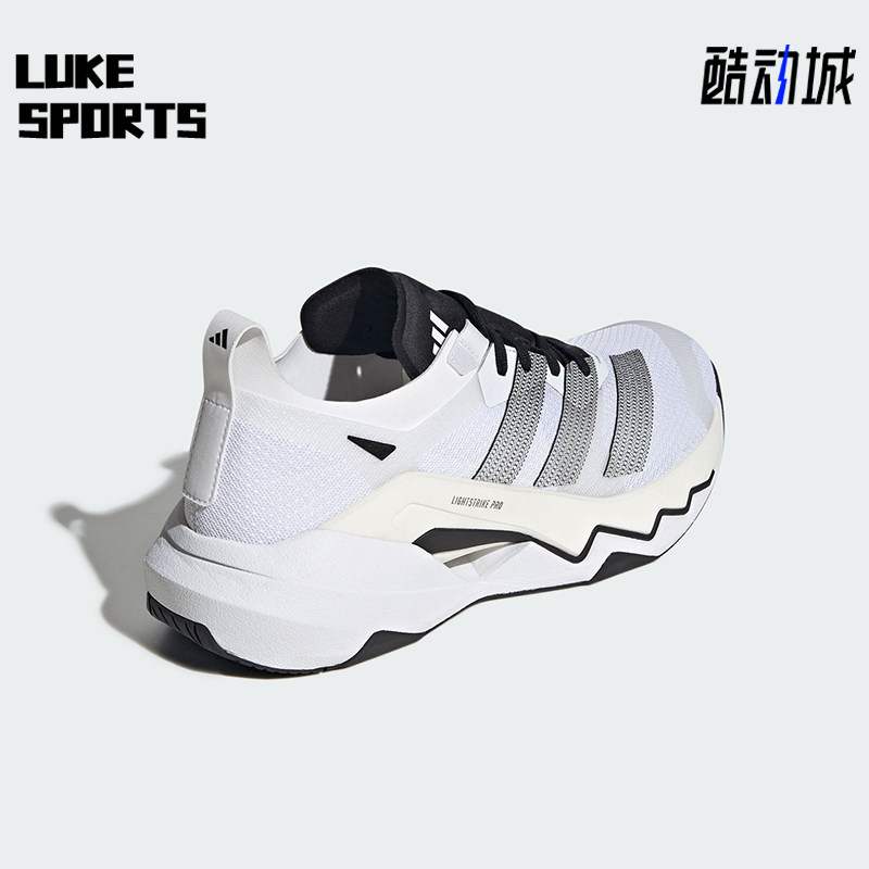 Adidas/阿迪达斯正品四季款男士超轻透湿排汗训练休闲鞋KK3475