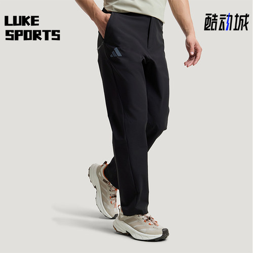 Adidas/阿迪达斯正品TEREXTEREX新款男经典黑色徒步运动裤KC7004