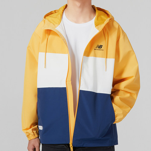 New Balance/NB正品运动男女同款拼接连帽夹克外套5AD38011-YL