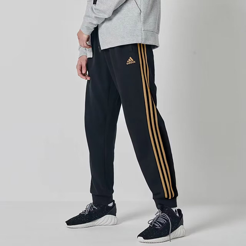 阿迪达斯男士弹力运动长裤
