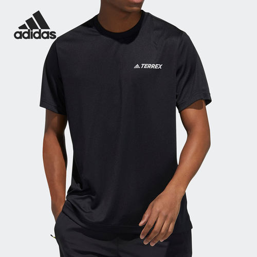 Adidas/阿迪达斯正品夏季新款户外运动男子短袖T恤 GN7602