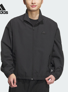 Adidas/阿迪达斯官方正品新款男女宽松梭织运动训练外套JI6657