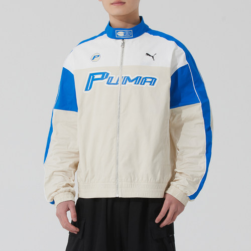 Puma/彪马正品2025春季新款男女赛车风训练运动外套633643-87