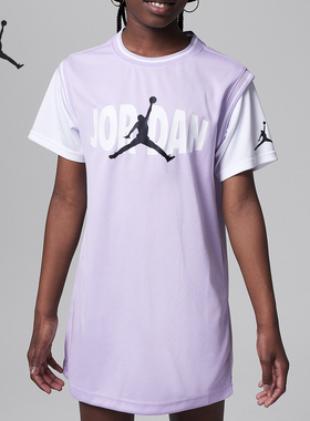 Nike/耐克正品Jordan Jumpman大童女孩针织连衣裙HM4585-574