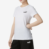 彪马正品 T恤630561 透气2024夏季 女士针织简约短袖 新款 Puma