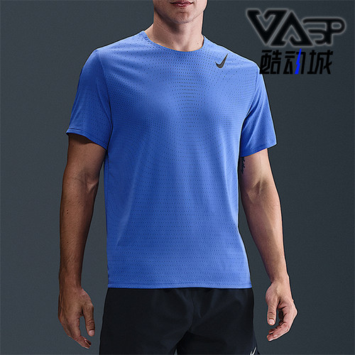 Nike/耐克正品男士圆领舒适休闲运动透气短袖T恤HJ3377-411