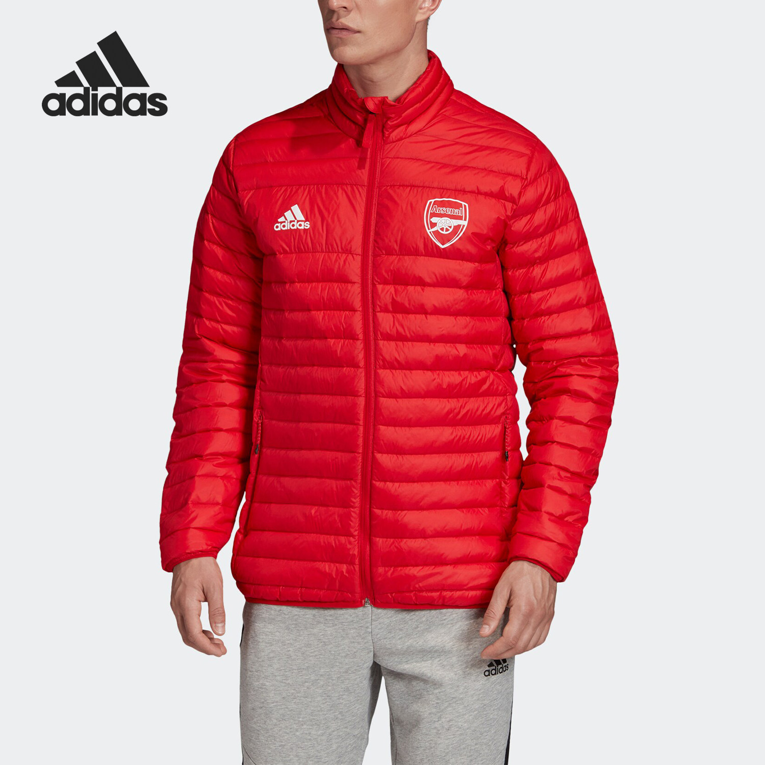 Adidas/阿迪达斯正品冬季男子阿森纳足球运动训练羽绒服FQ4110
