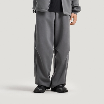 Adidas/阿迪达斯正品2026男士经典针织运动简约宽松长裤KG0748