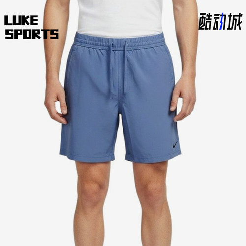 Nike/耐克正品男士经典运动LOGO图案系带休闲短裤DV9858-459