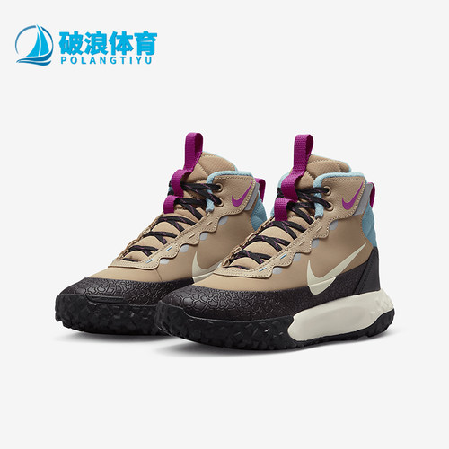 耐克儿童高帮厚底耐磨运动靴