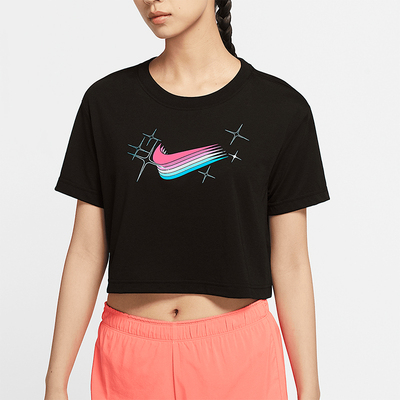 Nike/耐克正品夏季新款女士透气训练运动短袖T恤CW6714-010