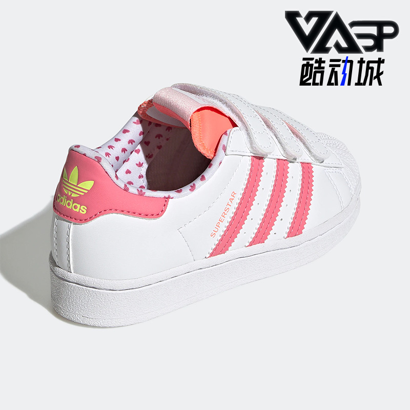 阿迪达斯三叶草儿童低帮耐磨板鞋