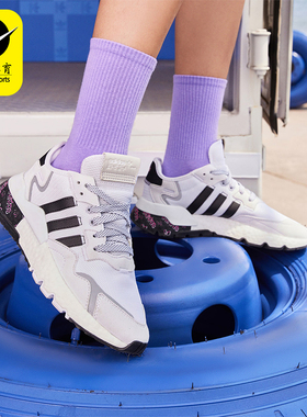 Adidas/阿迪达斯正品三叶草新款男女秋运动缓震耐磨跑步鞋 H01735