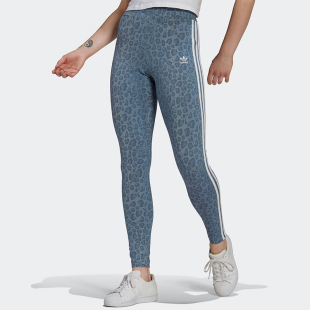 弹力经典 Adidas 阿迪达斯正品 三叶草女士时尚 HB4770 运动紧身长裤