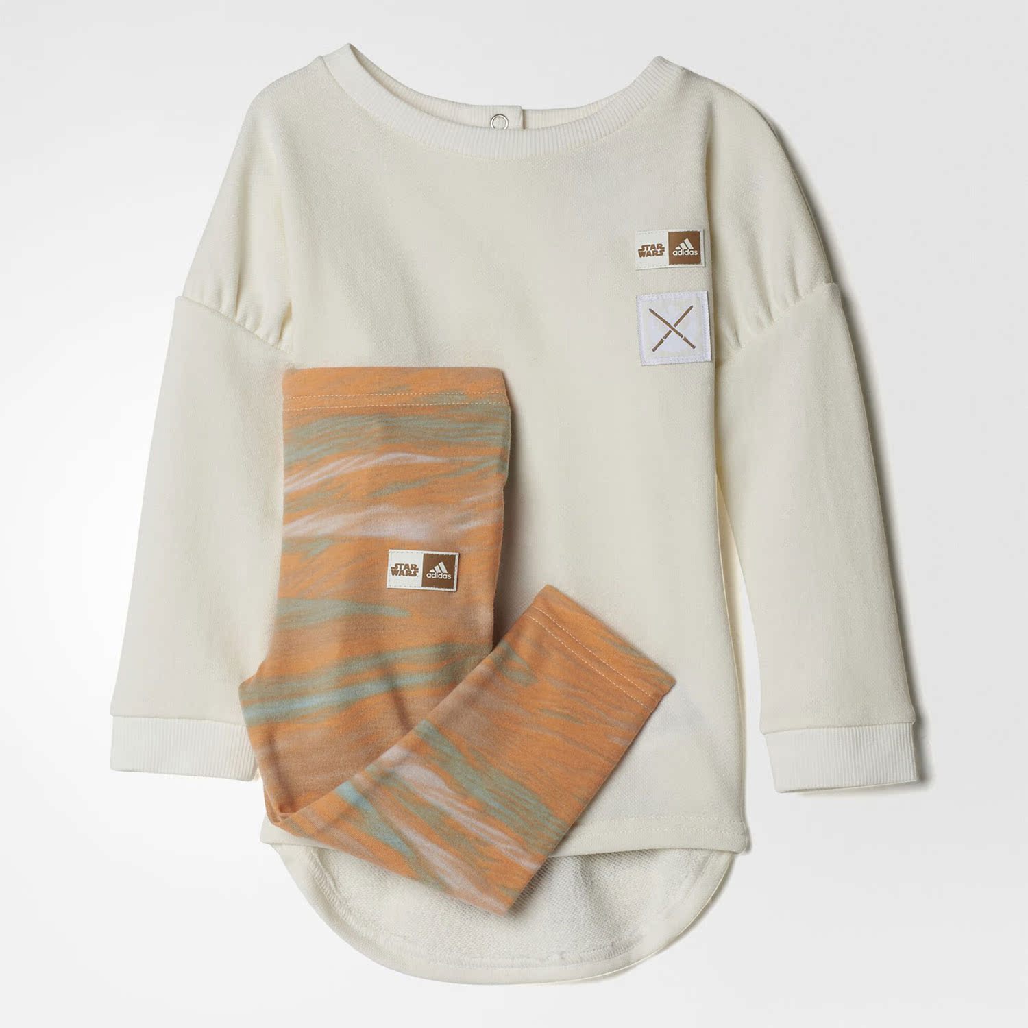 Adidas/阿迪达斯正品夏季新款婴童休闲透气运动套装 BK2977