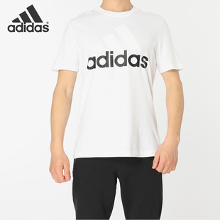 男子圆领运动T恤 Adidas LINEAR ESS S98730 阿迪达斯官方正品