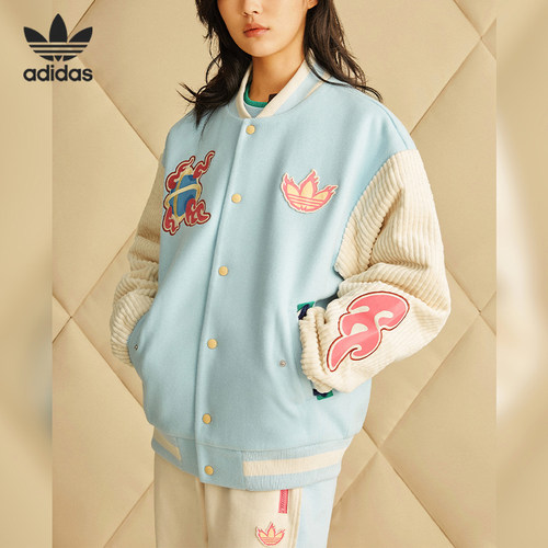 阿迪达斯三叶草男女运动外套