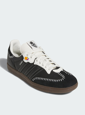 Adidas/阿迪达斯正品新款三叶草男女运动轻便低帮刺绣板鞋JI3932