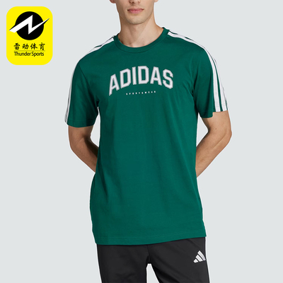 Adidas/阿迪达斯正品CODESCOLEGIATELINEARTE经典短袖T恤JJ3869