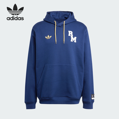 Adidas/阿迪达斯官方正品三叶草男士足球连帽卫衣套头衫JF2584
