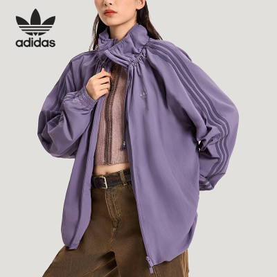 Adidas/阿迪达斯官方正品三叶草OVERSIZEDTRACKTOP夹克外套KR2626