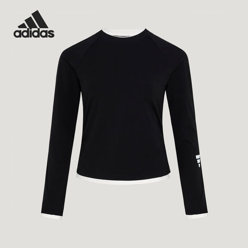 Adidas/阿迪达斯官方正品FOS W TEE LS2 女运动休闲长袖T恤KU5428