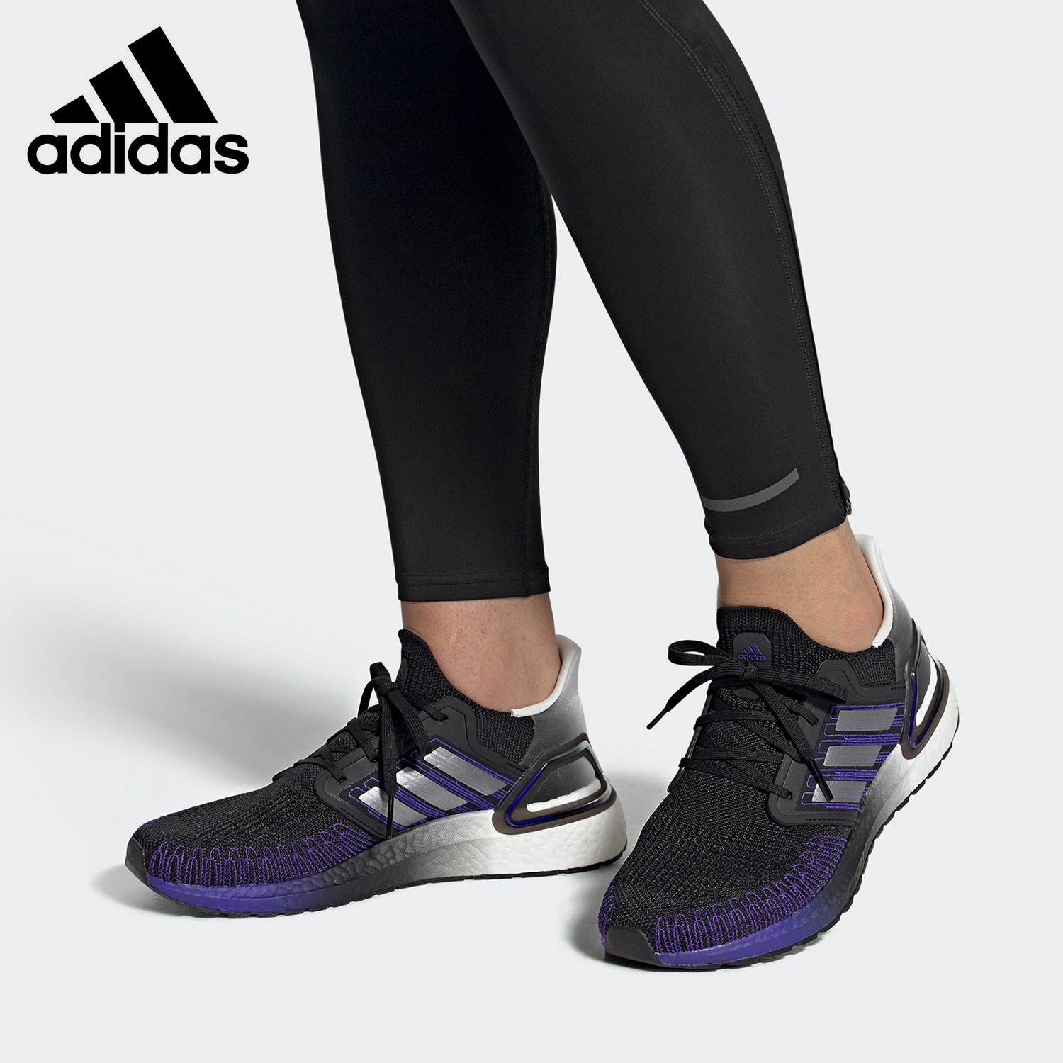 阿迪达斯男子低帮跑步鞋