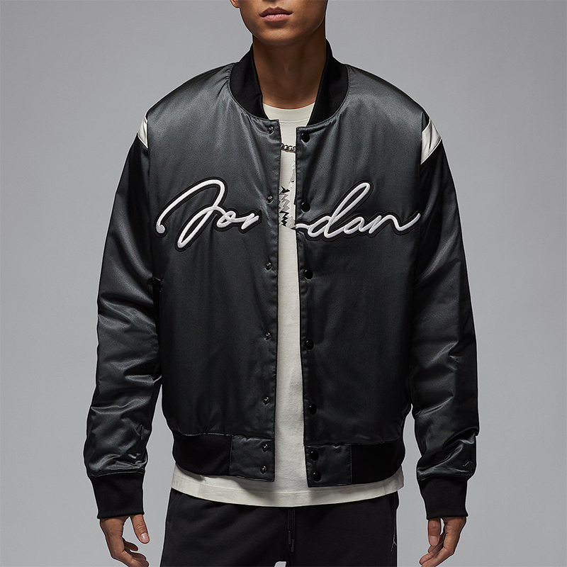 Nike/耐克正品JORDAN男士拼接保暖立领夹克外套HF9298-045