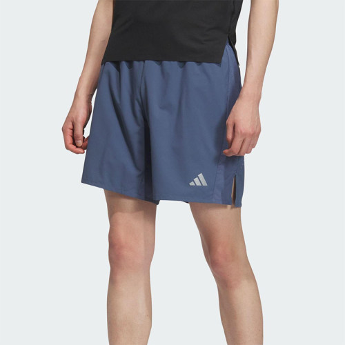 Adidas/阿迪达斯正品2025新款男士经典侧开叉跑步运动短裤JZ2350