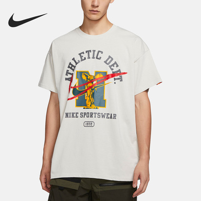 Nike/耐克正品夏季男子胜利女神logo印花短袖T恤DC2742-072