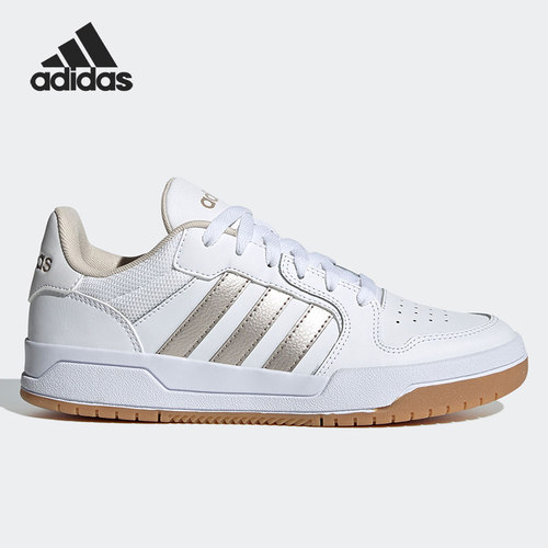 阿迪达斯男女低帮透气运动板鞋