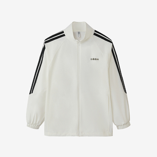 Adidas/阿迪达斯正品新款女士运动保暖经典拉链立领夹克KQ5371