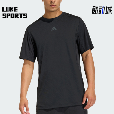 Adidas/阿迪达斯正品2026年新款男士经典圆领透气短袖T恤KE9937